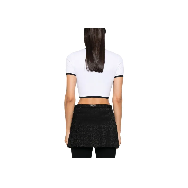 Marine Serre Moon logo Cropped Top-2