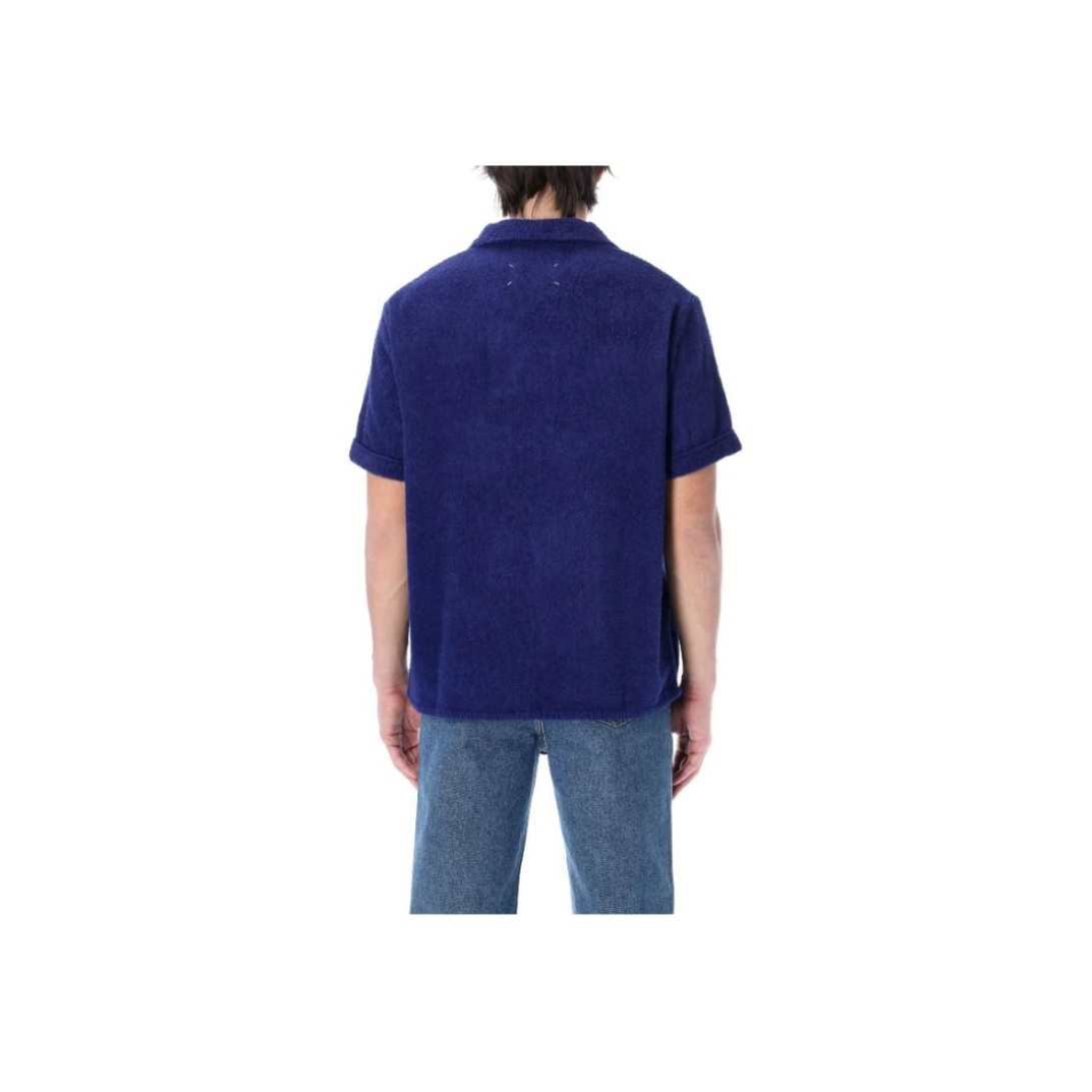 Maison Margiela Polo Shirt Men's Blue S - POIZON