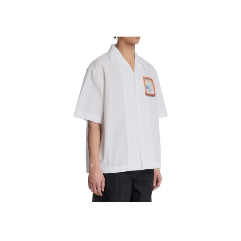 Jacquemus Graphic Printed Short Sleeved Shirt-3