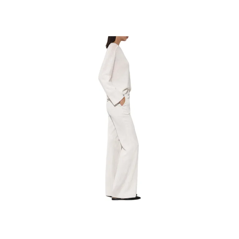 LUISA CERANO LC Casual Pants Women's Cream-3