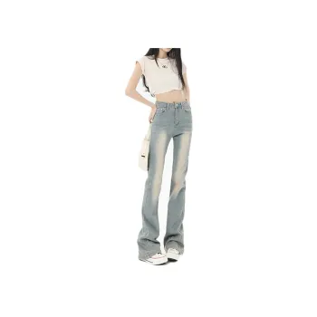 HELEH Jeans Women's Vintage Dusty Blue