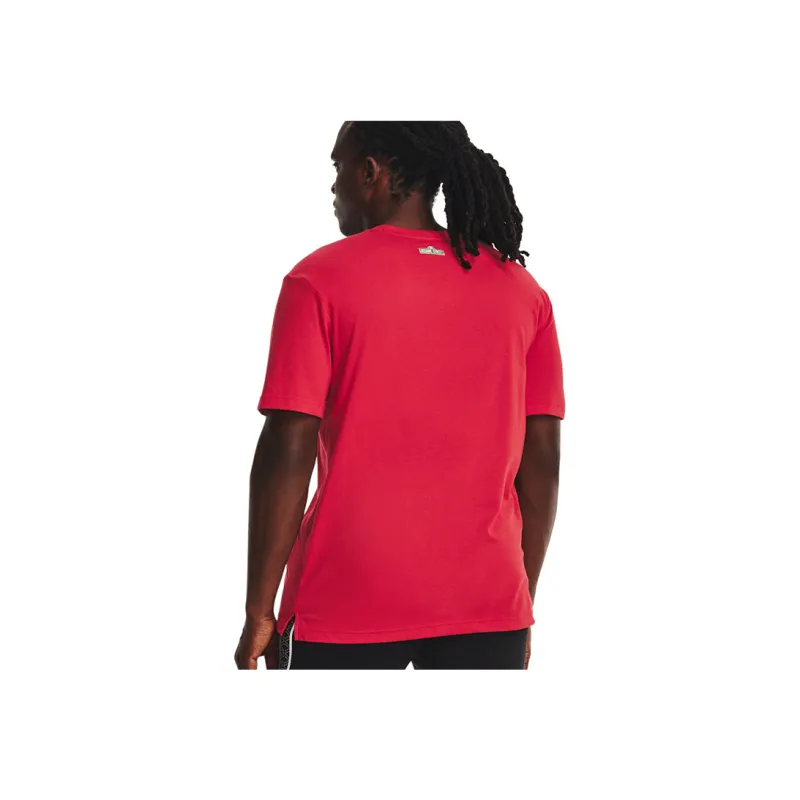 Under Armour Curry X Sesame Street Set in Sleeve T Shirt Men's Red-3
