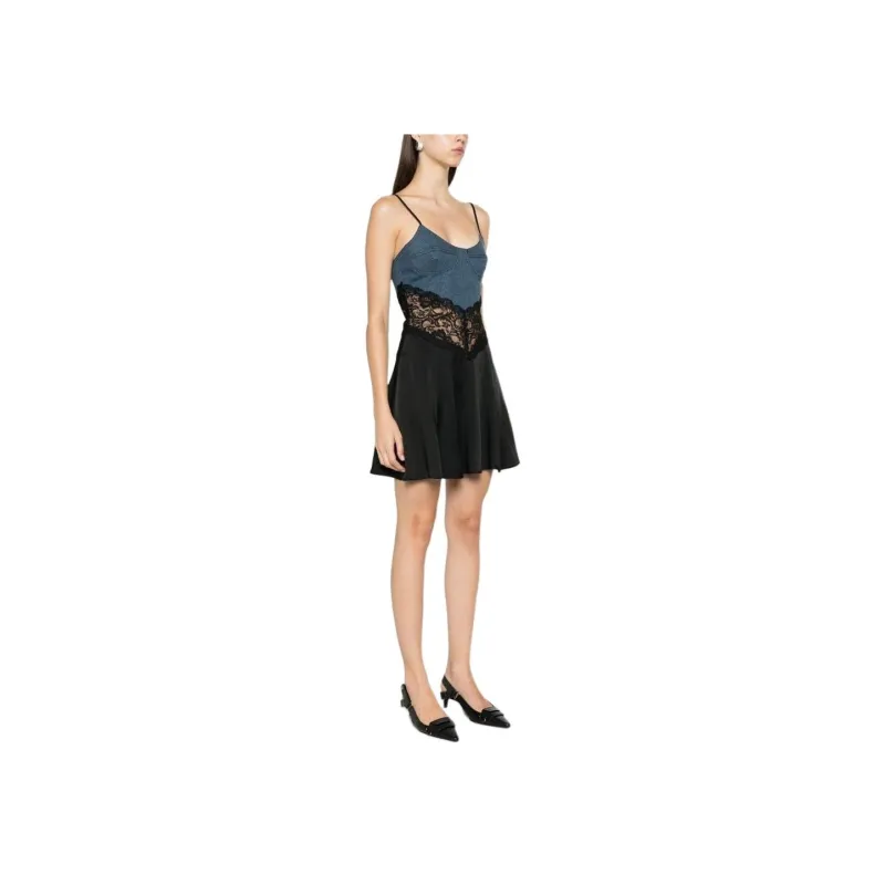 Blumarine Lace trim Mini Dress-3