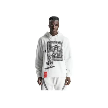 NORVINCY Playful Print Hooded Loose Fit Fleece Lined Hoodies & Sweatshirts Unisex
