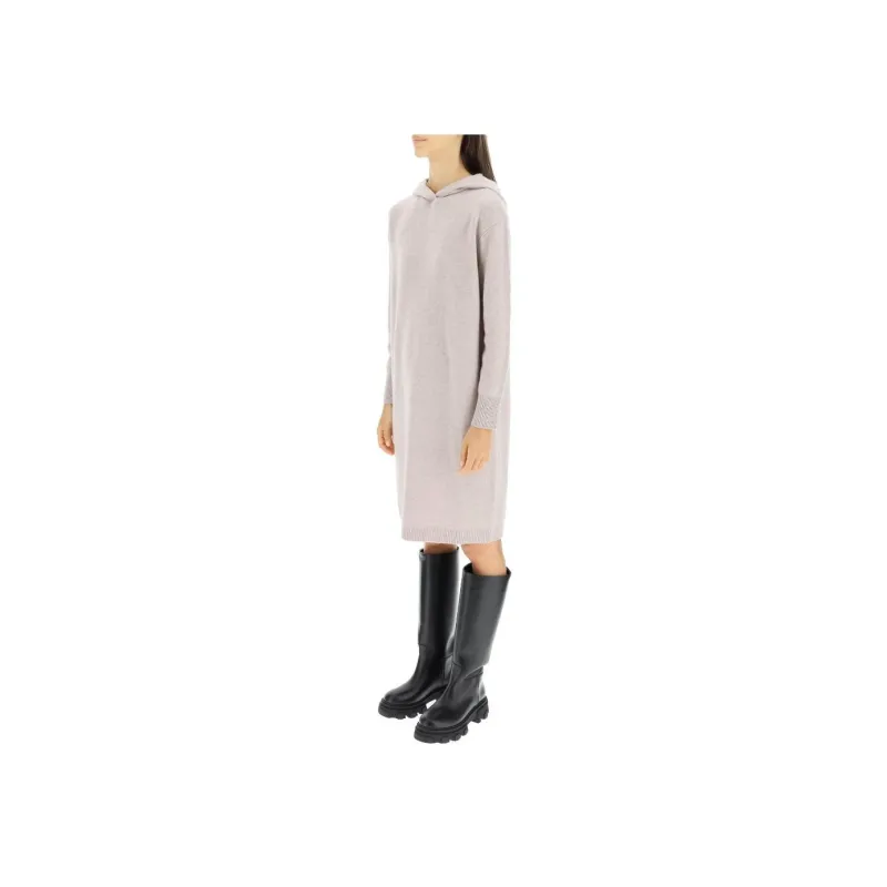 MaxMara FW22 Long Sleeved Dress Women's Light Pink-3
