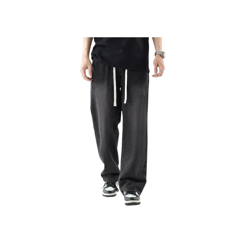 MIANDEMEIXUE Jeans Unisex-3