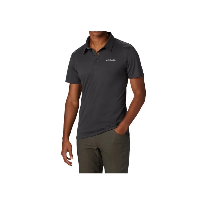 Columbia Polo Shirt Men's Dark Gray-2