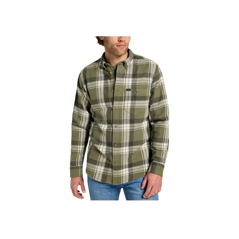 Lee Shirt Men's Commercial Green-0