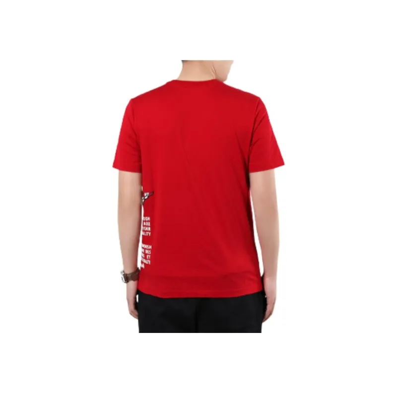 Jordan T Shirts Men Red-2