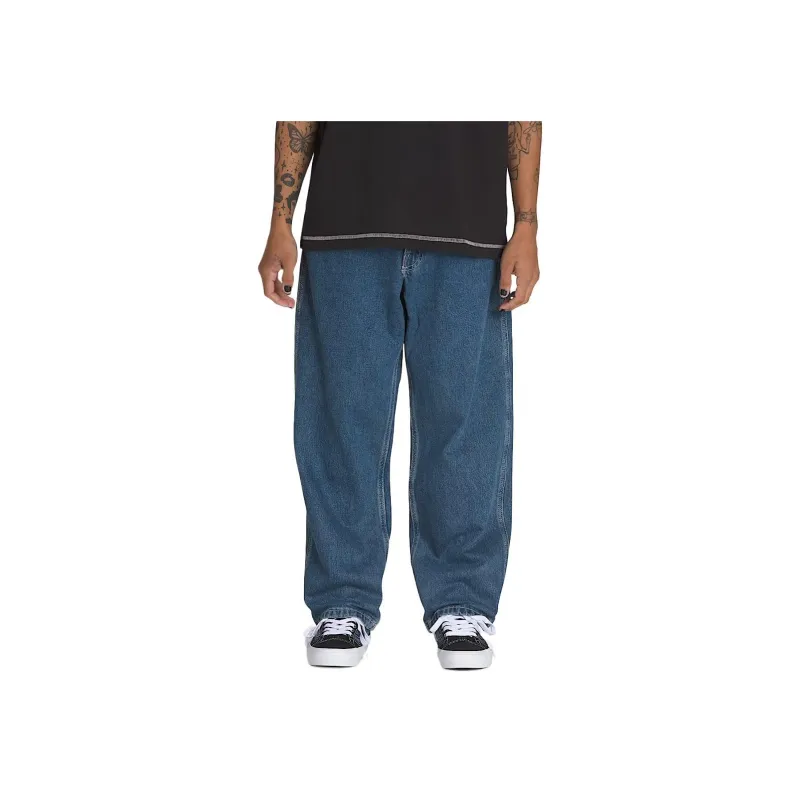 Vans Skate Check 5 Loose Denim Pants Jeans Men's Vintage Indigo-1