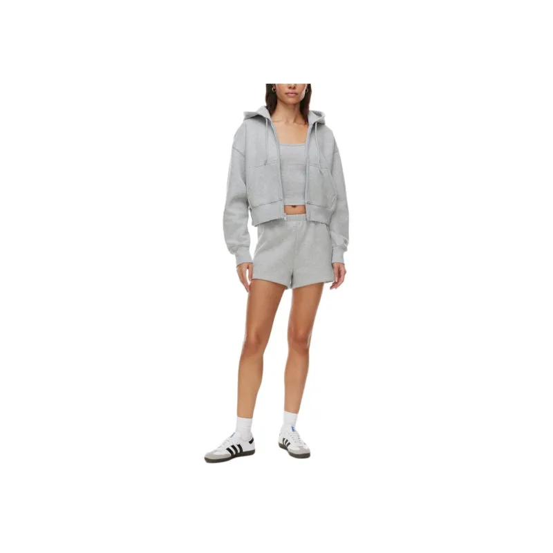 ARITZIA SS24 Cozy Fleece Boyfriend Boxy Zip Hoodie Sweatshirt Women's-8