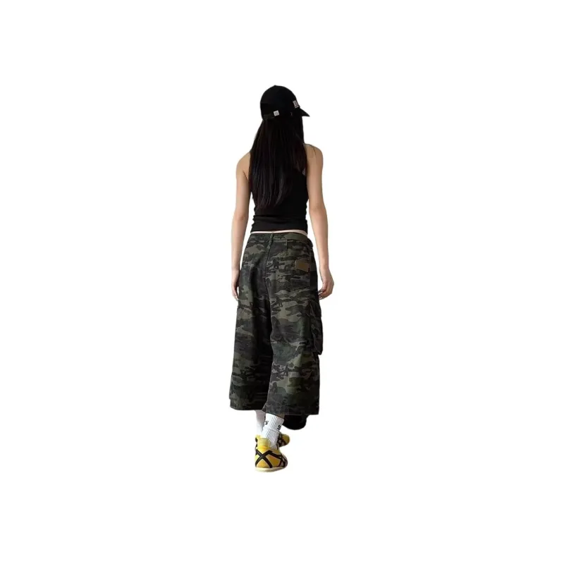 Weles Denim Shorts Unisex Camouflage-2