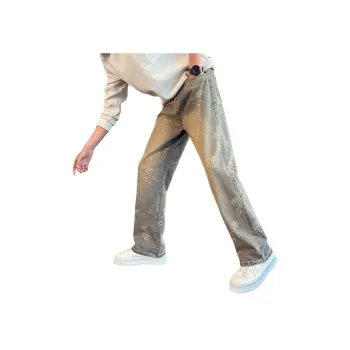 SUNSETMONENT Jeans Unisex Yellow Mud