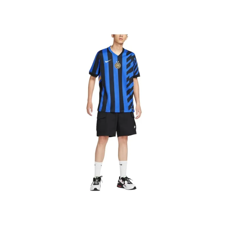 Nike Inter Milan 2024/25 Stadium Home Men's Nike Dri FIT Soccer Replica Jersey-2