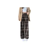 Khaki Plaid Fleece-Lined