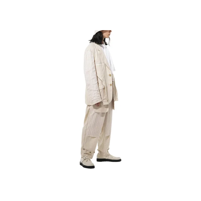 Yohji Yamamoto S'YTE Casual Pants Unisex Beige-3