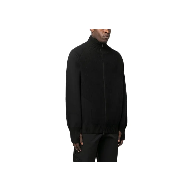 Y-3 Zip-fastening Knitted Sweatshirt-2