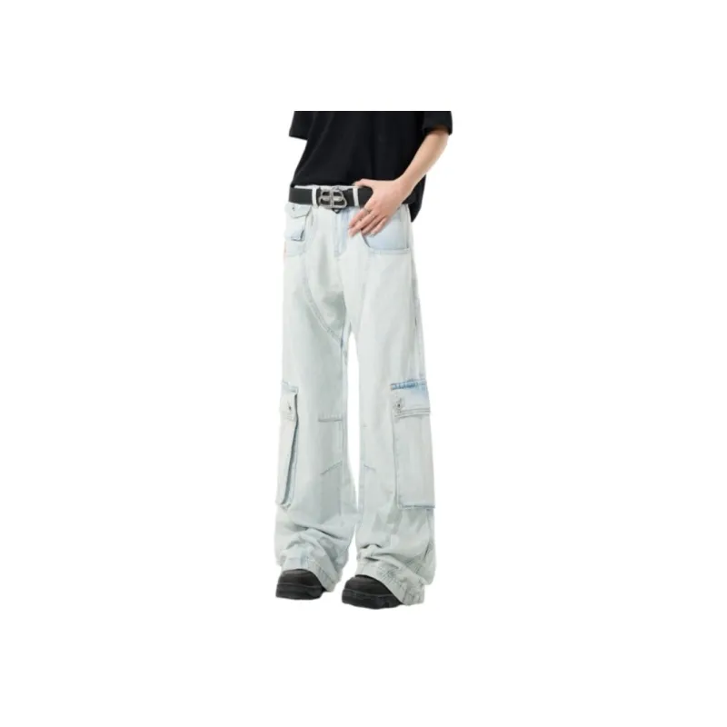 Extreme turbo Jeans Unisex Washed Blue-0