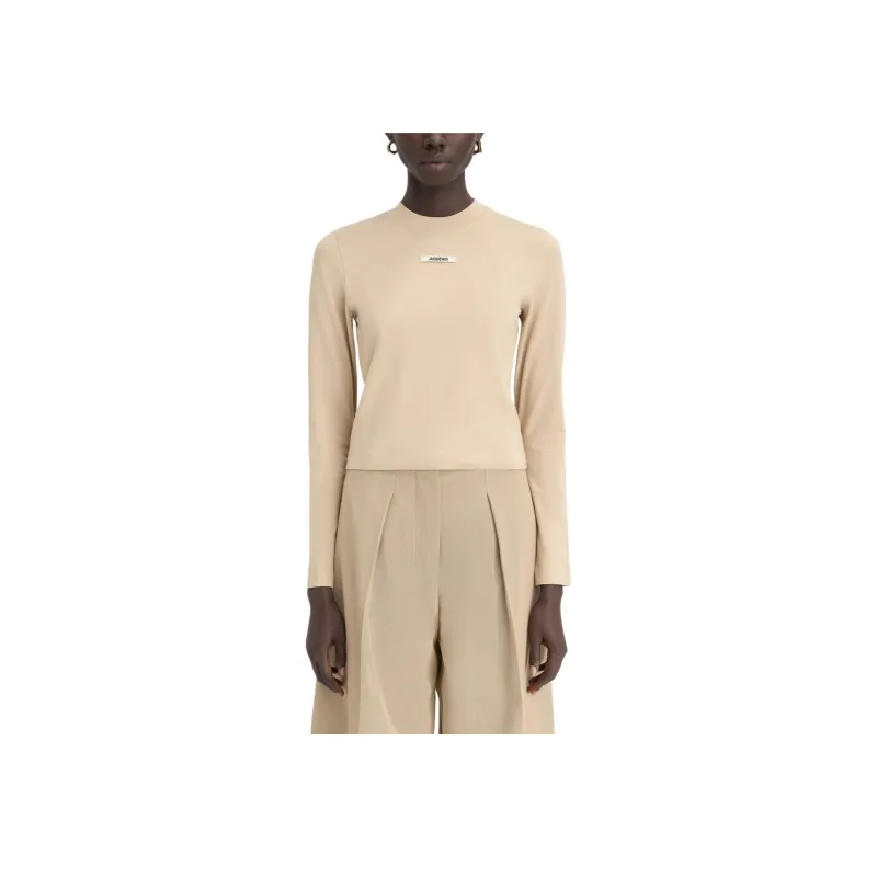 Jacquemus Logo Patch Long-Sleeve Top-1