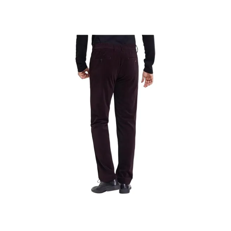 BRAUN BUFFEL Suit Trouser Men's Burgundy-1