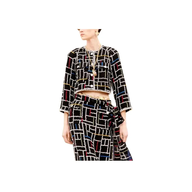 CHANEL Jackets & Coats Women's Black-3