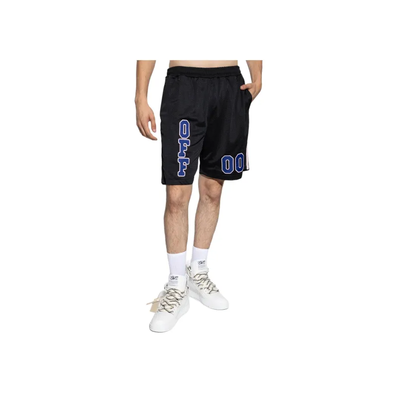 OFF WHITE Logo Track Shorts-2