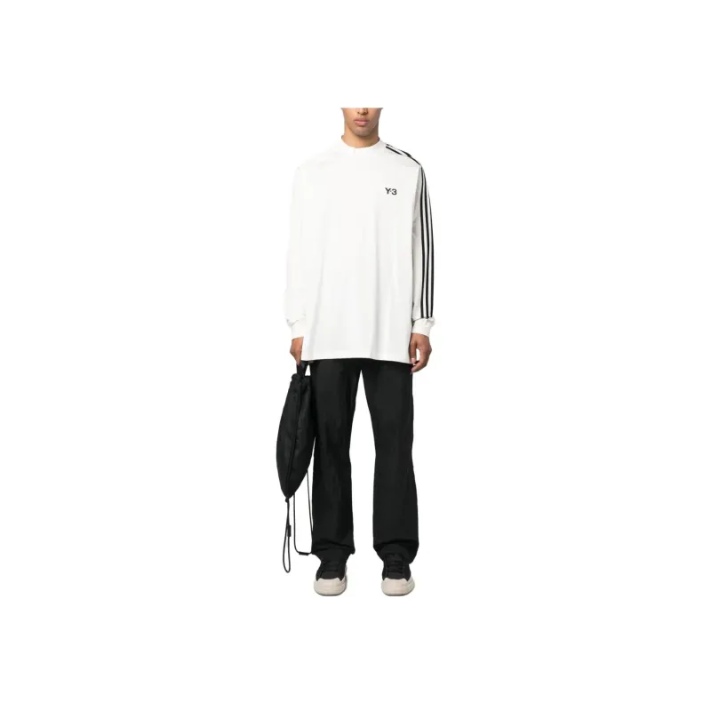 Y-3 Long-Sleeved Logo Printed T-Shirt-1