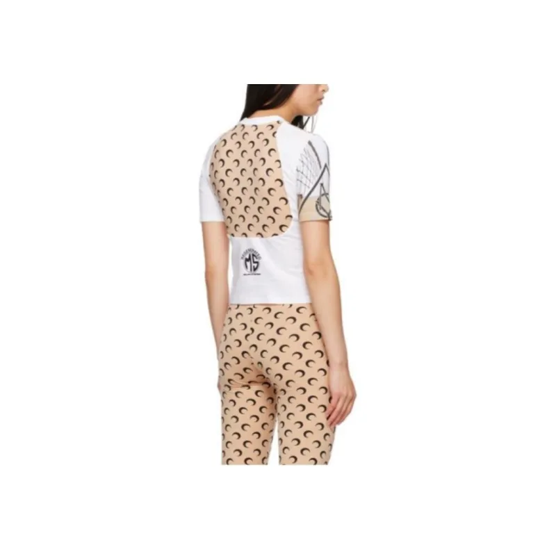 Marine Serre T-Shirt Women's White-1