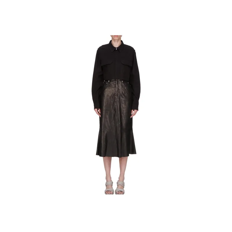 RICK OWENS/RO FW24 Shirt Men's Black-2