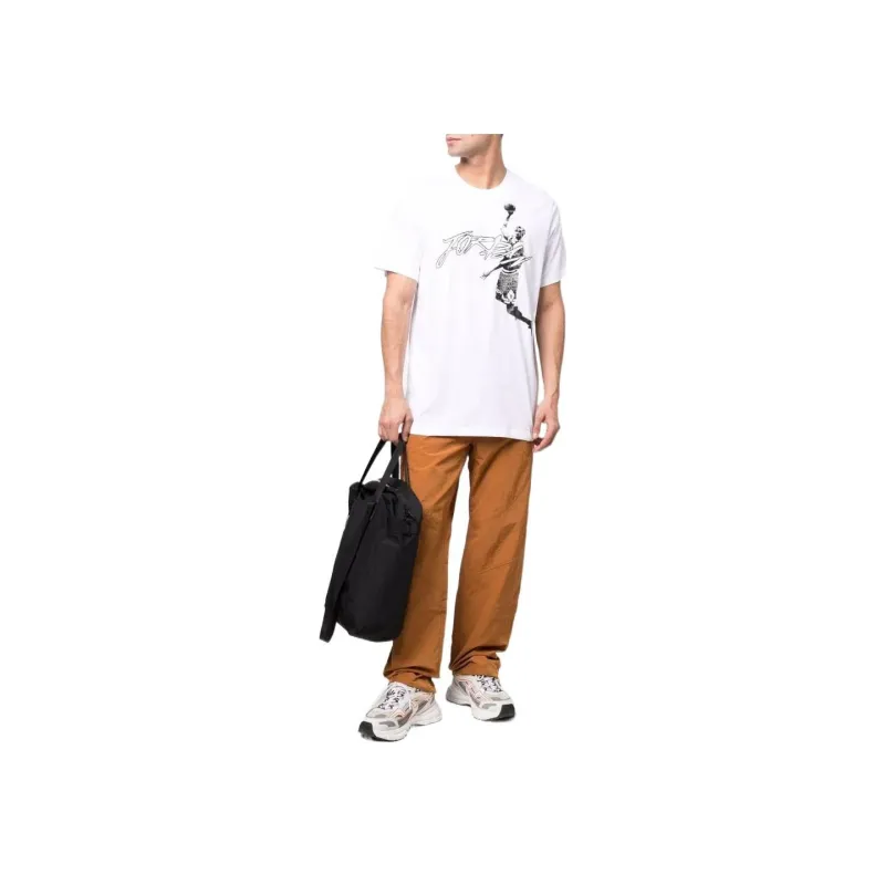 Jordan Air Jordan Casual Pants Men Orange-1