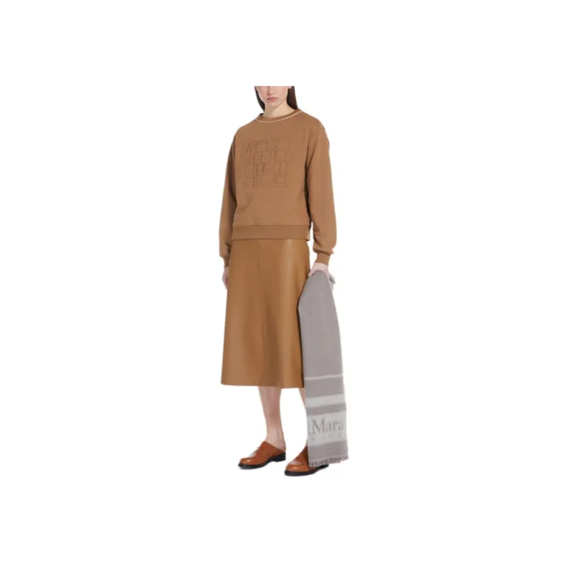 MaxMara FW24 Sweatshirt Women's Umber-2