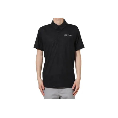 Luxeakmplus 블랙 남성 폴로 셔츠