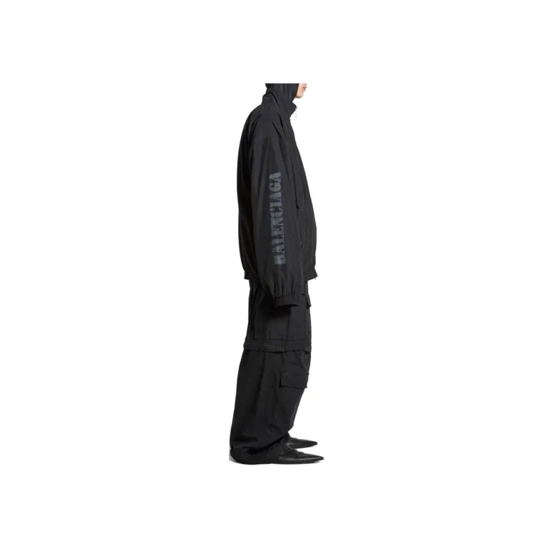 Balenciaga Jackets Coats Loose Fit Style Unisex Black-4