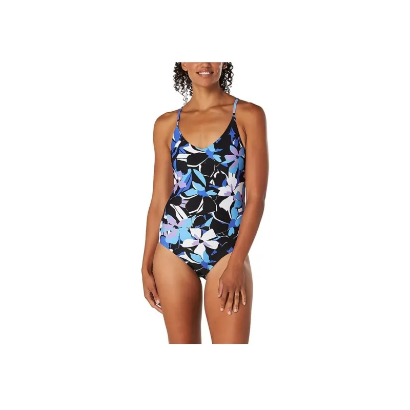Speedo One piece Swimsuit Women's Floral All Over Print-0