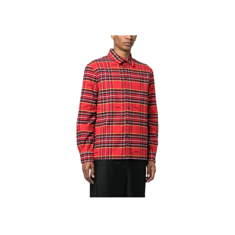 OFF WHITE Shirts Men Red-2