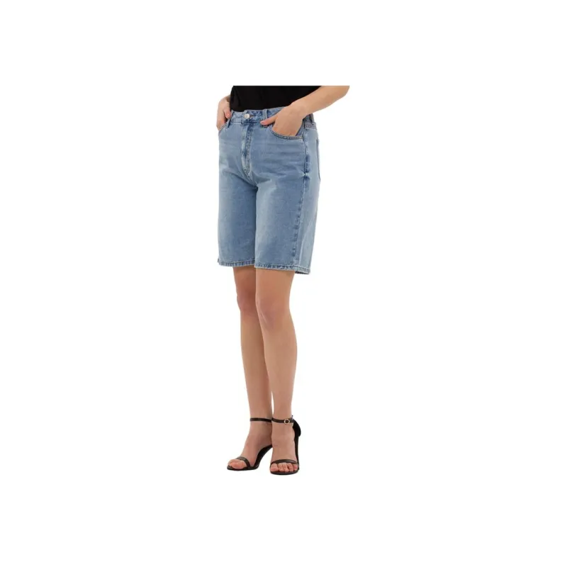 GUESS Denim Shorts Women's Light Blue-1