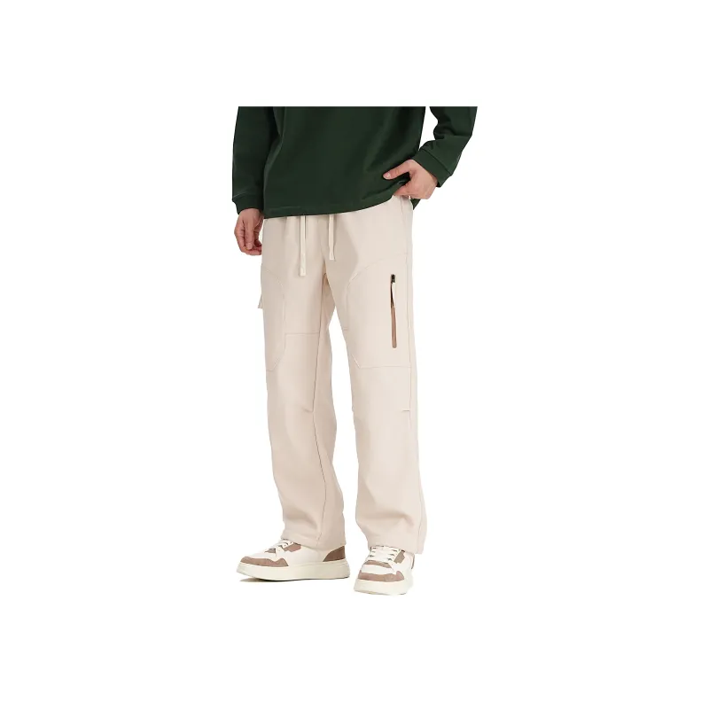 ZMOH Fleece Lined Casual Pants Unisex-0