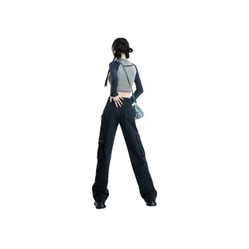 OROI Cargo Pants Women's Navy Blue