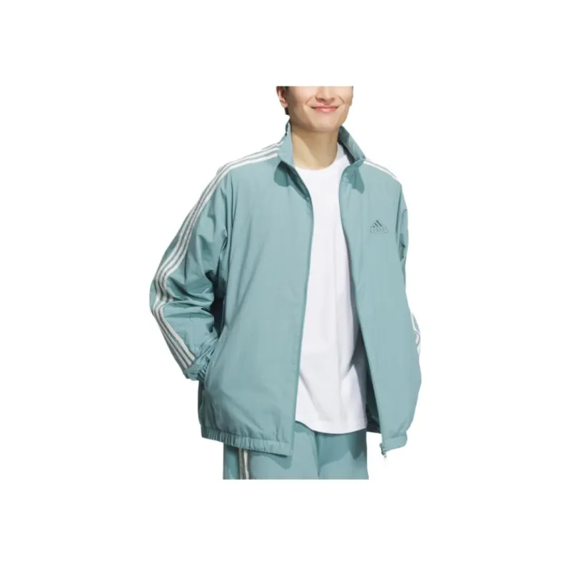 Adidas 3 Stripes Jacket Unisex Cyan-1