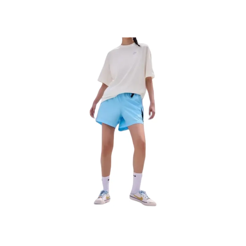 Nike Swim Voyage Swimming Shorts Women's Aqua Royal Blue-4