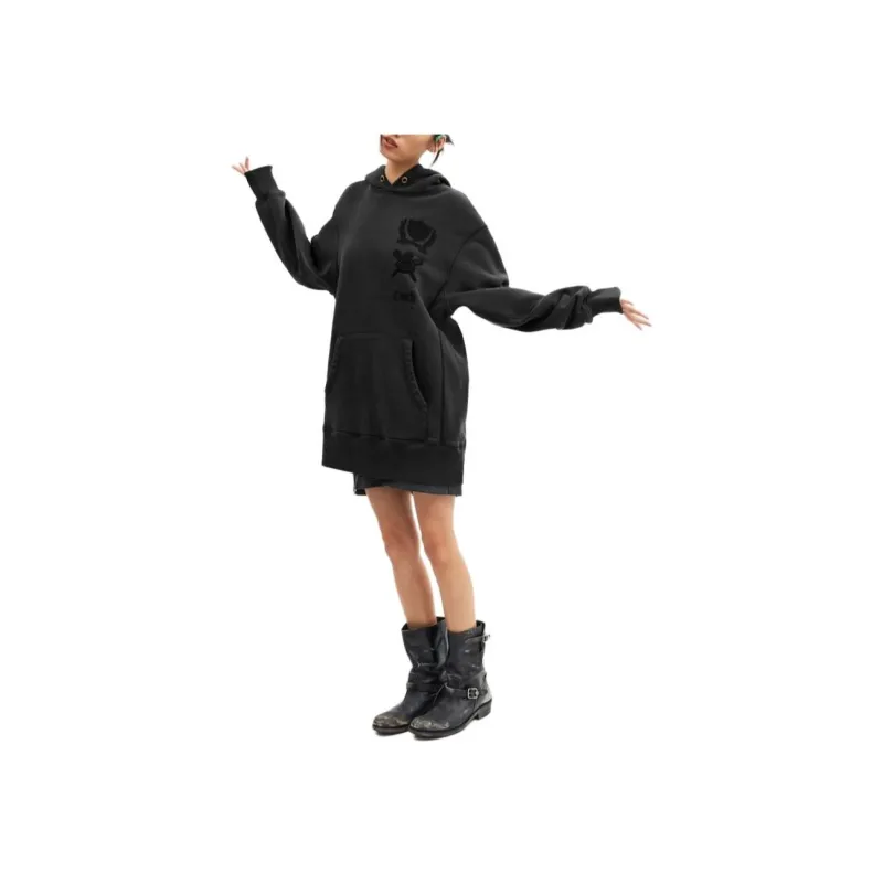 COACH Long Sleeved Dress Women's Black-1