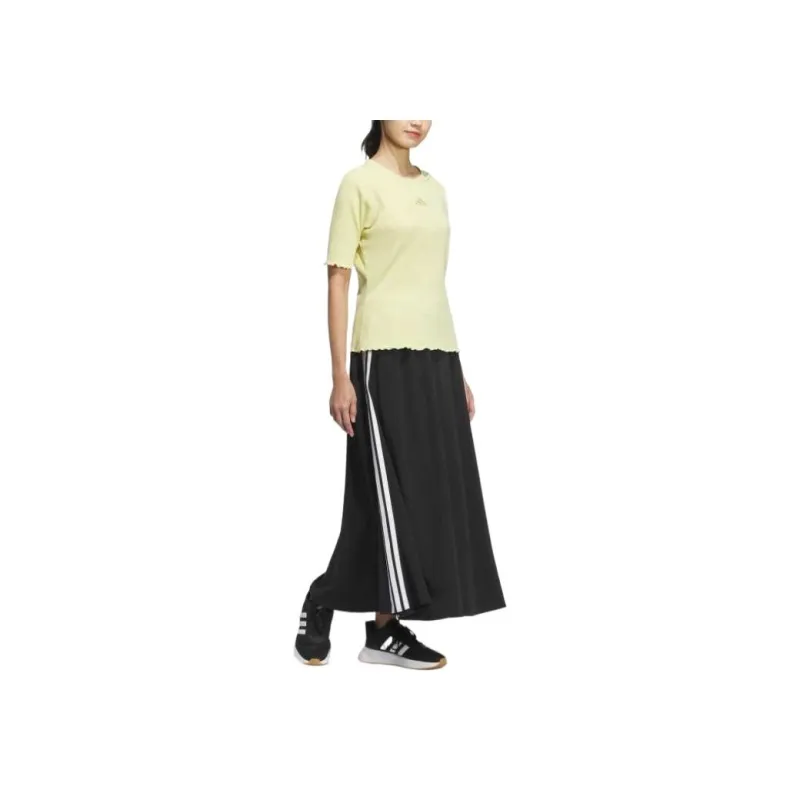Adidas Casual Long Skirt Women's Black-3