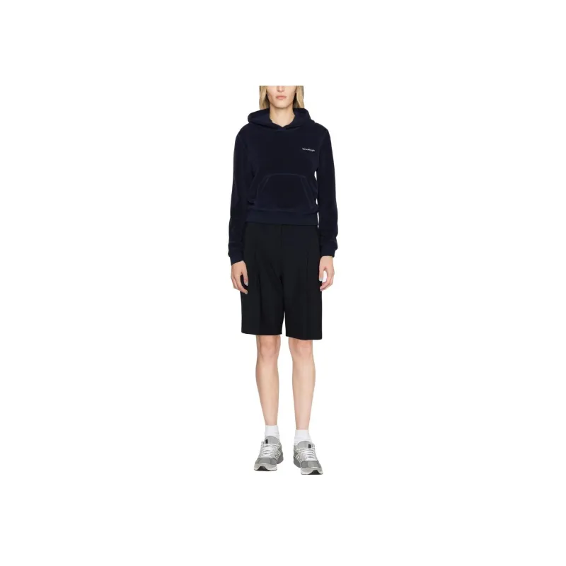 SPORTY & RICH Embroidered logo Polar Hoodie-1