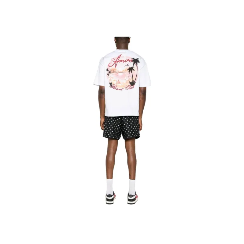 AMIRI Paradise Airbrush Cotton T shirt-1