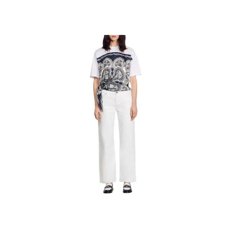 Sandro T-Shirts Women's White-1
