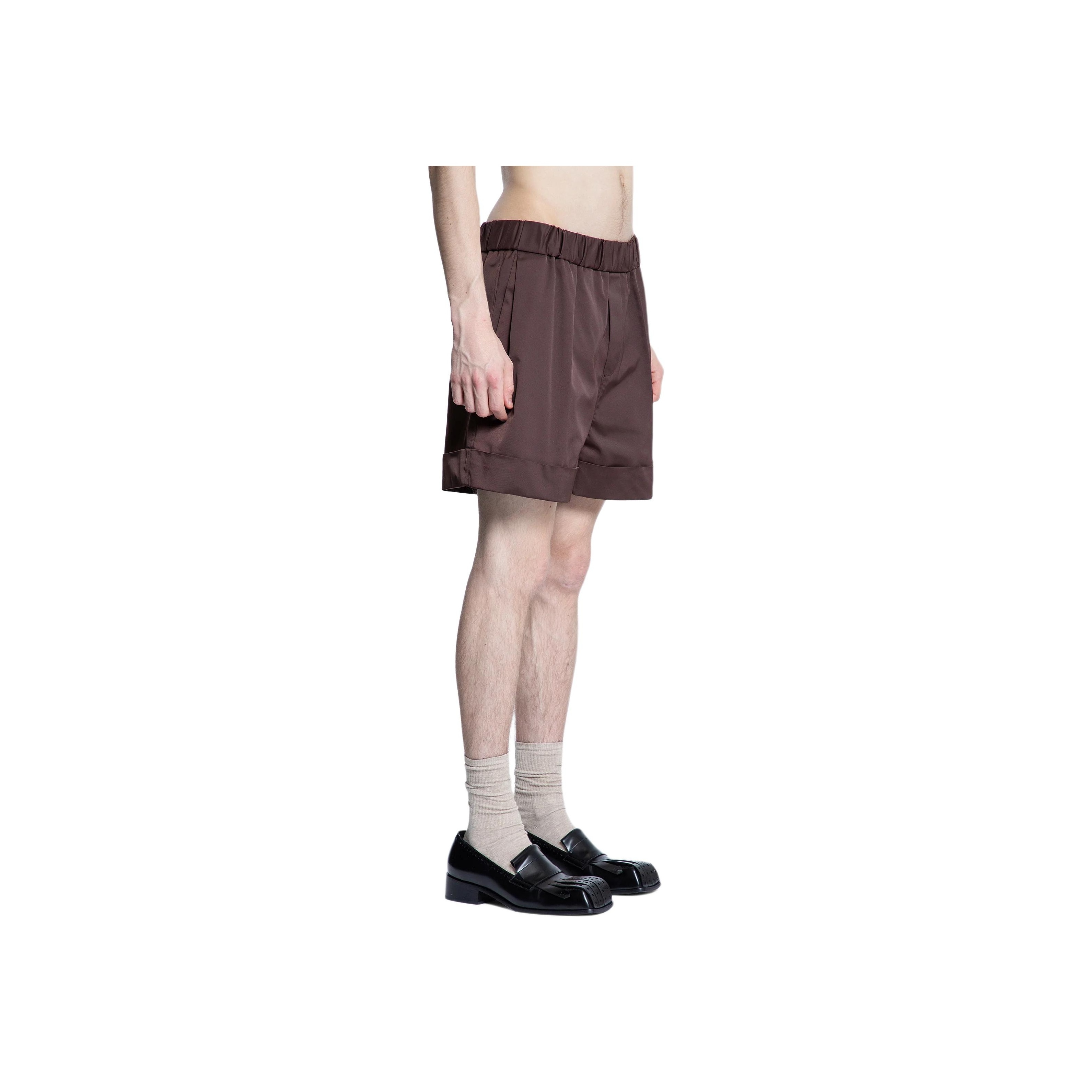 RECTO Casual Shorts Men's Brown - POIZON