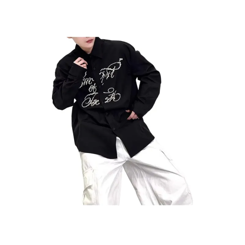 MGXEK Shirts Men Black-1