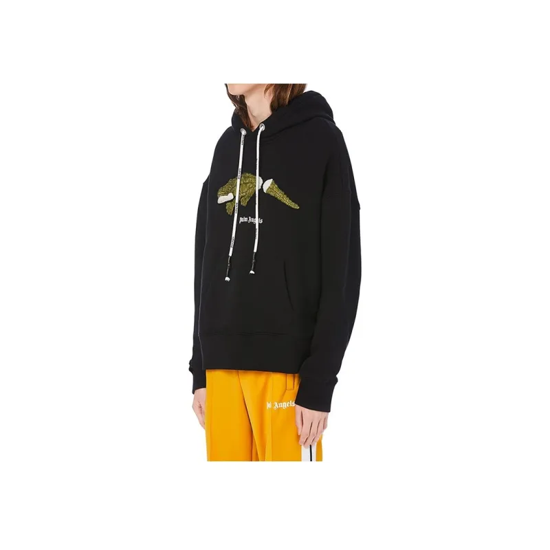 PALM ANGELS Croco Hoodie-3