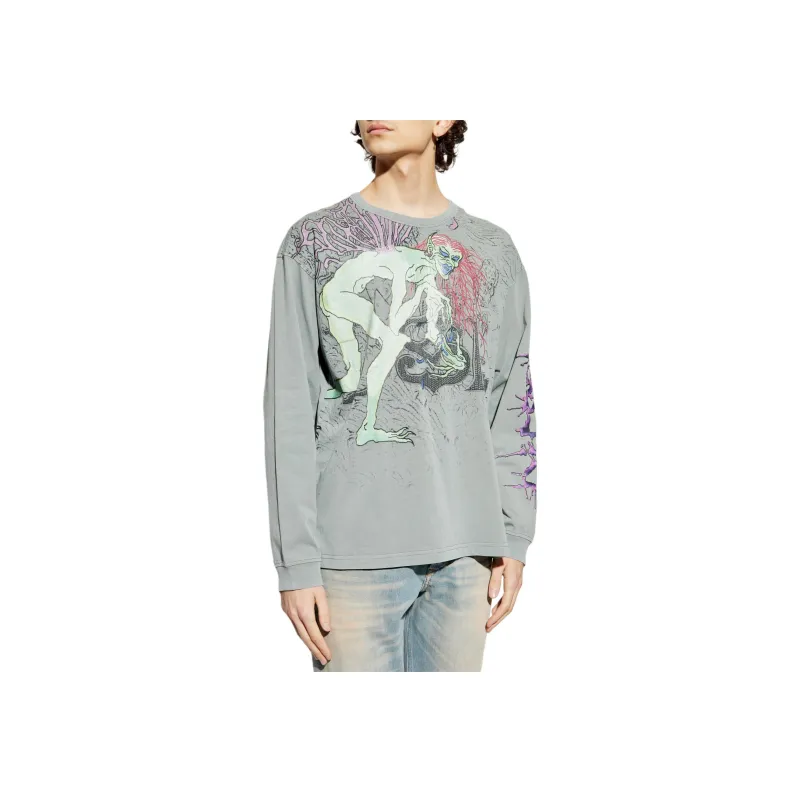 DIESEL T Boxt Ls R12 Long Sleeved T Shirt-4