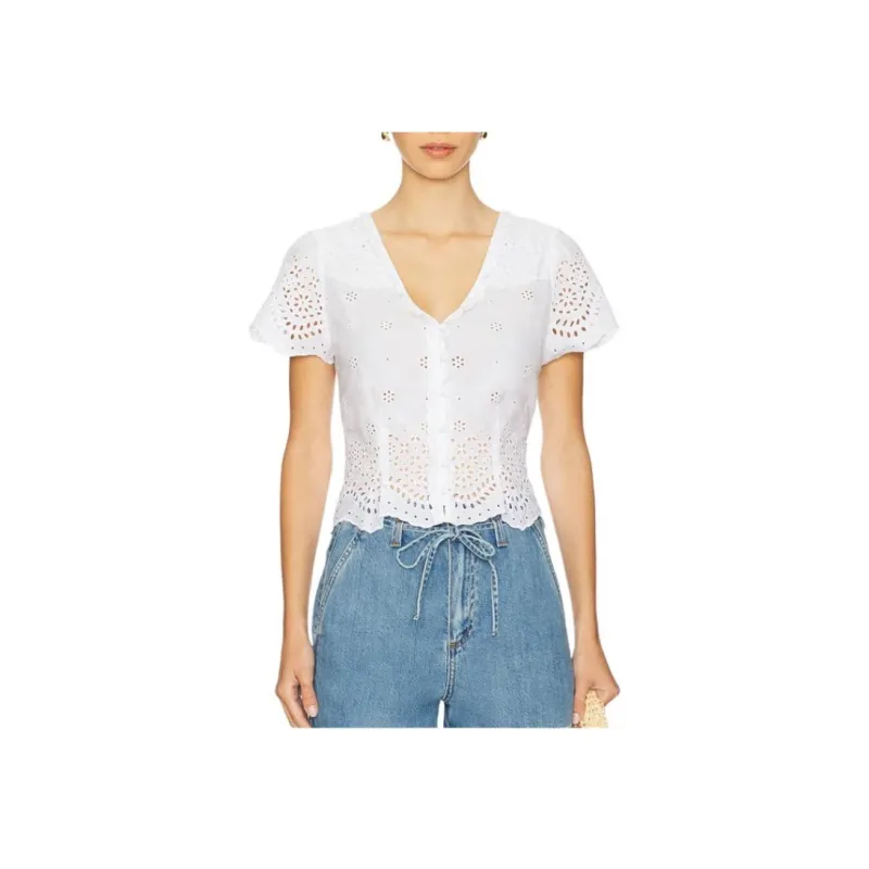 PAIGE T Shirts Women's White-0